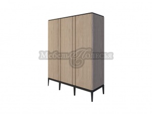 Шкаф для одежды ICONS 3 двери РВ 103, беленый дуб