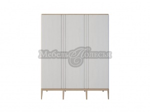 Шкаф для одежды ICONS 3 двери РВ 103, белый дуб