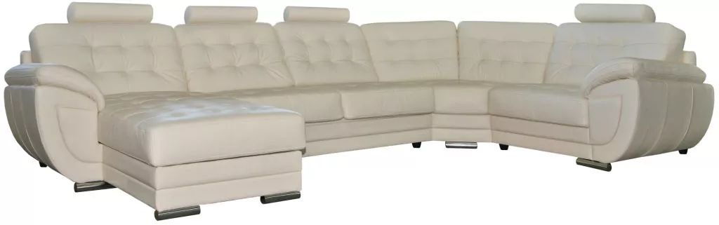 Угловой кожаный диван-кровать Редфорд (1L/R9030м8мR/L). Фото �14