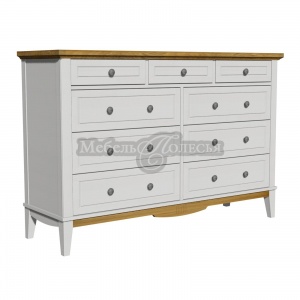 Комод 036 Пенни белый воск + антик 24