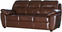 Трехместный кожаный диван-кровать Плаза (3м)