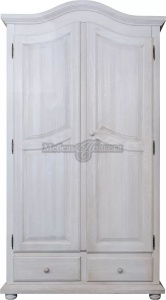 Шкаф для одежды 2д Лотос БМ2.701.1.43(2190) брашированный крем