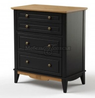 Комод NN 022 Пенни блэк + антик 24 (новые направляющие)