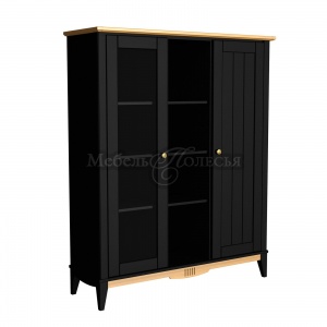 Шкаф для посуды 101 Пенни блэк + антик 24