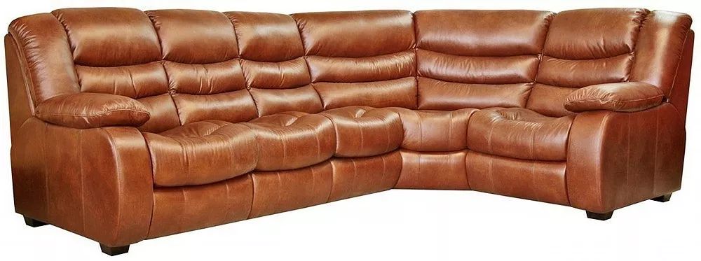 Угловой кожаный диван-кровать Манчестер 1 (3мL/R.90.1R/L). Фото �15