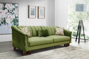 Трехместный диван-кровать Дакар 1 в ткани (25м) (СП)