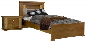 Кровать 1-09 Тунис П6.343.1.08 (90) медовый с золочением