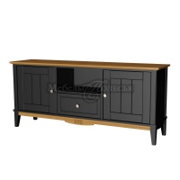 Тумба ТВ 1600 Пенни блэк + антик 24