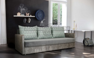 Трехместный диван-кровать Азалия в ткани (3м)