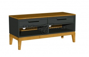 Тумба ТВ 02 Гранада серый 7016 + антик 24